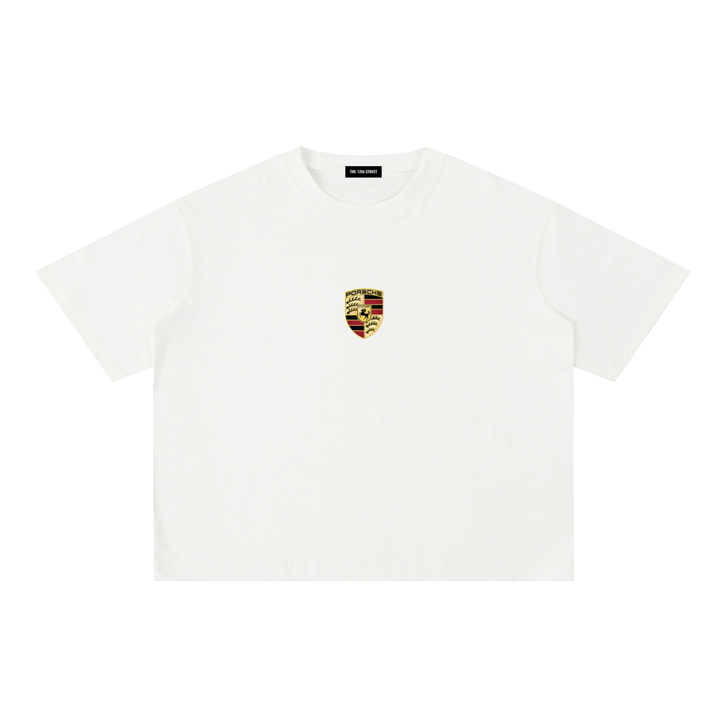 porche 911 mineral washed boxy T-shirt ODMPOD