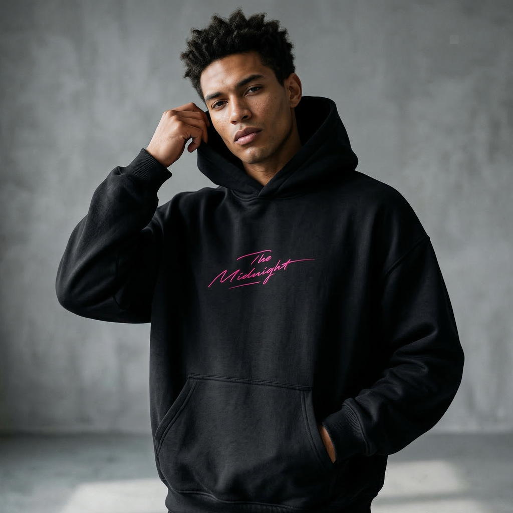 The Midnight Oversized Hoodie - Heavyweight The 12th street
